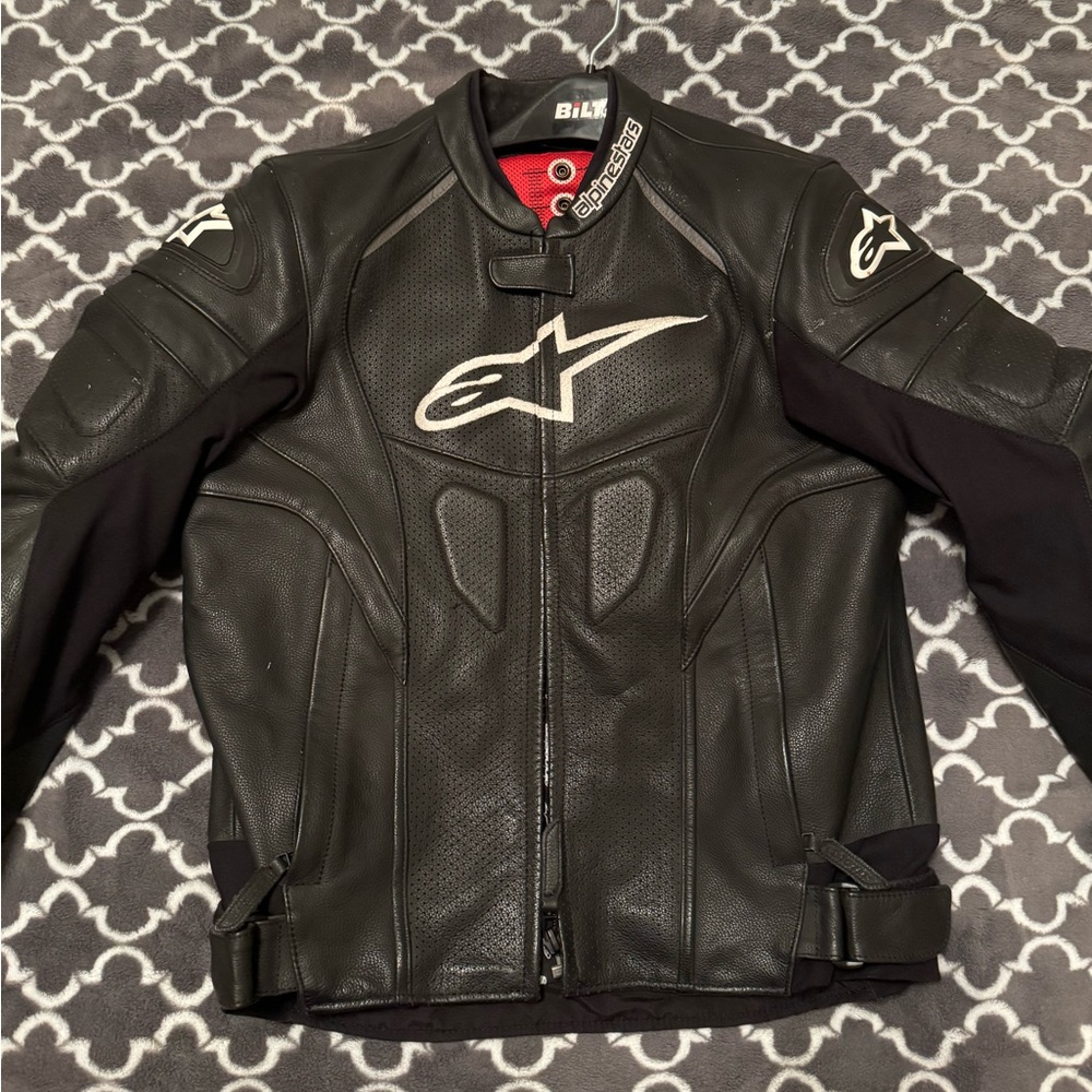 Alpinestars Street Bike Race Leather Jacket